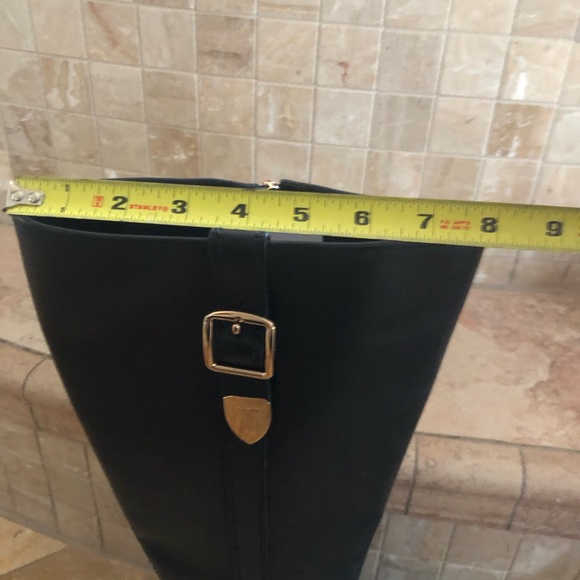 NWT Coach Easton Semi Matte Calf Black Extended Boots. - Picture 7 of 8